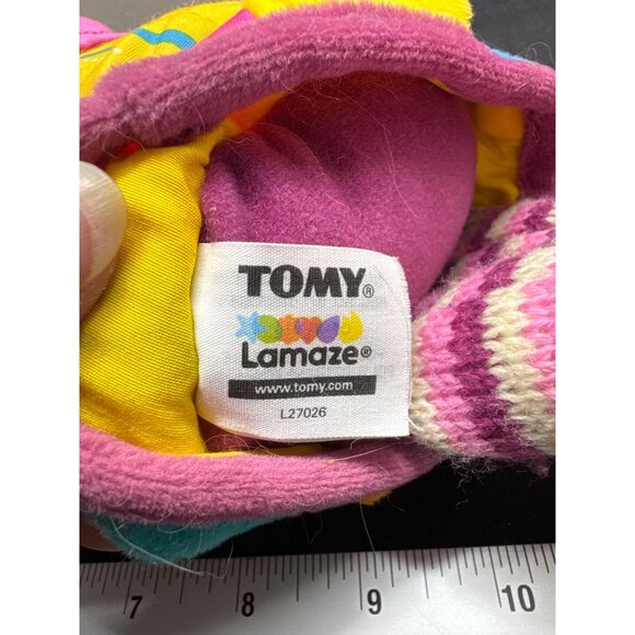 Lamaze Tomy Soft Baby Doll Emily Sensory Developemental Toy With Rattle & Clip - - Picture 5 of 5